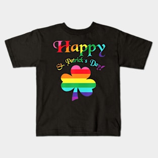 St. Patrick's Day  LGBT Gay Pride Kids T-Shirt